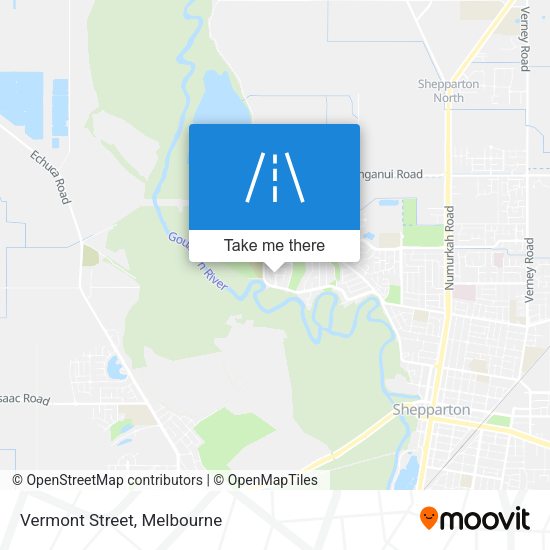 Vermont Street map