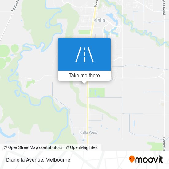 Dianella Avenue map