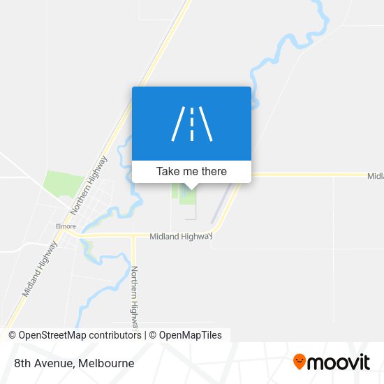 8th Avenue map