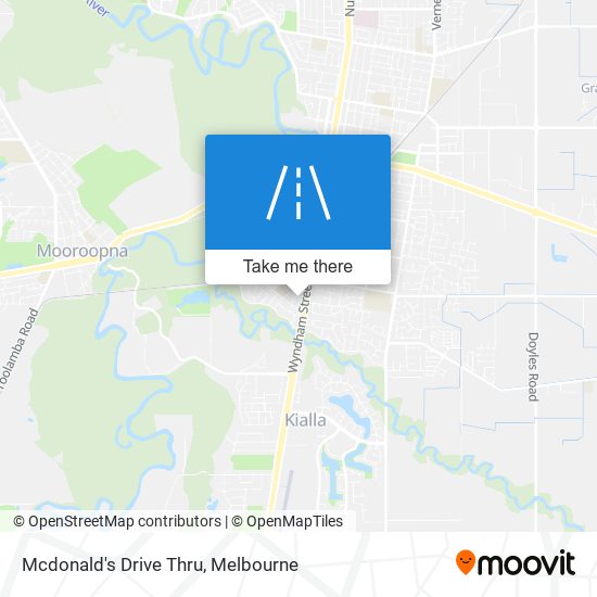 How to get to Mcdonald's Drive Thru in Melbourne by Bus?
