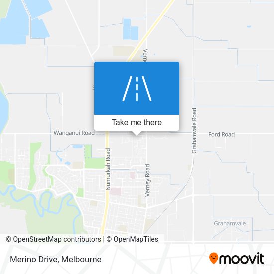 Merino Drive map
