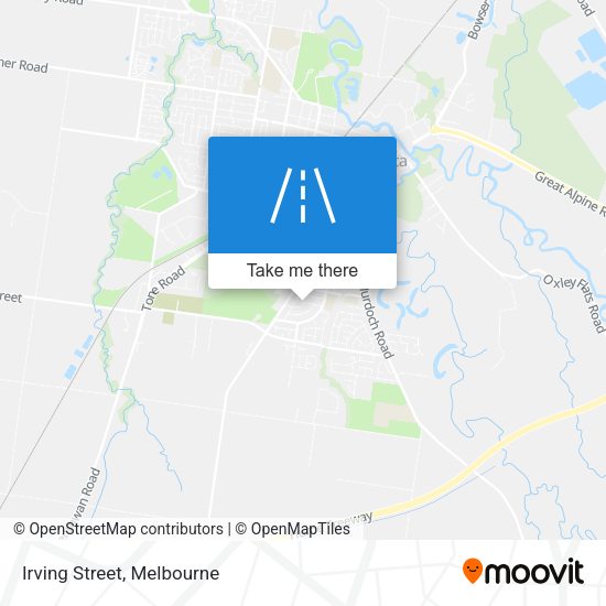 Irving Street map