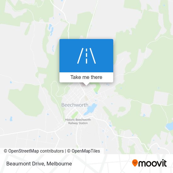 Beaumont Drive map