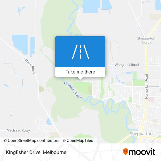 Kingfisher Drive map