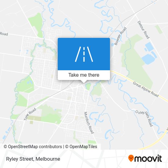Ryley Street map