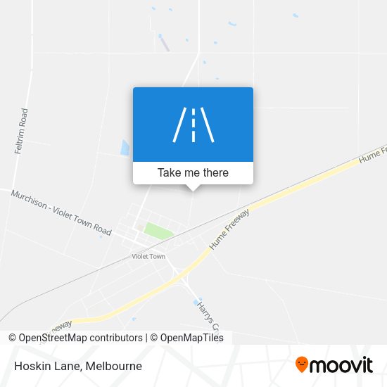 Hoskin Lane map