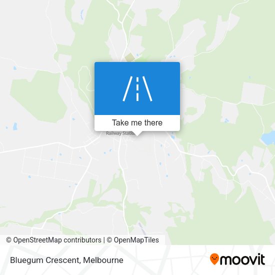 Bluegum Crescent map