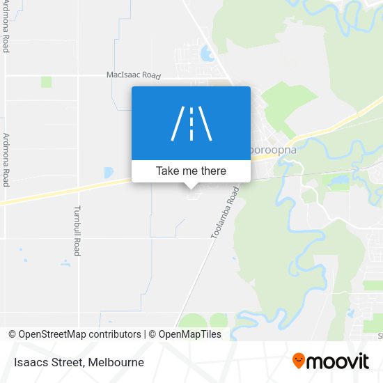 Isaacs Street map