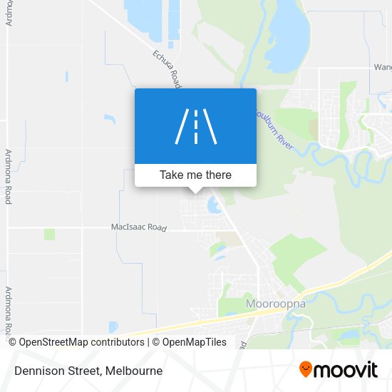 Dennison Street map