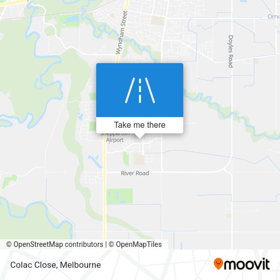Colac Close map