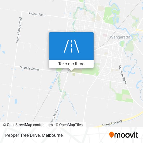 Pepper Tree Drive map