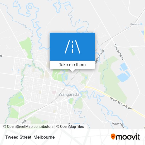 Tweed Street map