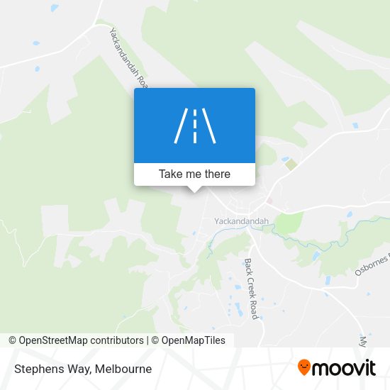 Stephens Way map