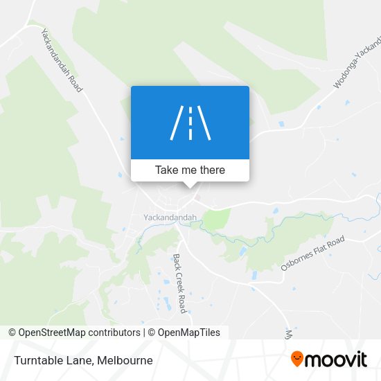 Turntable Lane map
