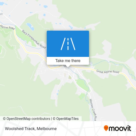 Woolshed Track map