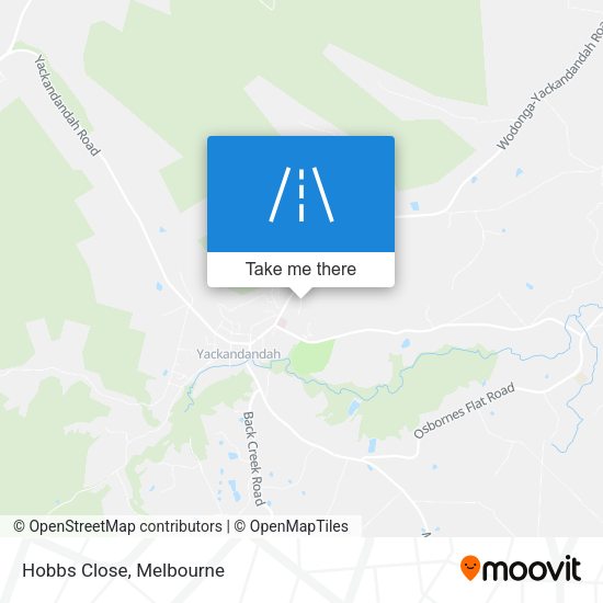 Hobbs Close map
