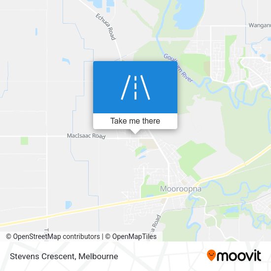 Stevens Crescent map