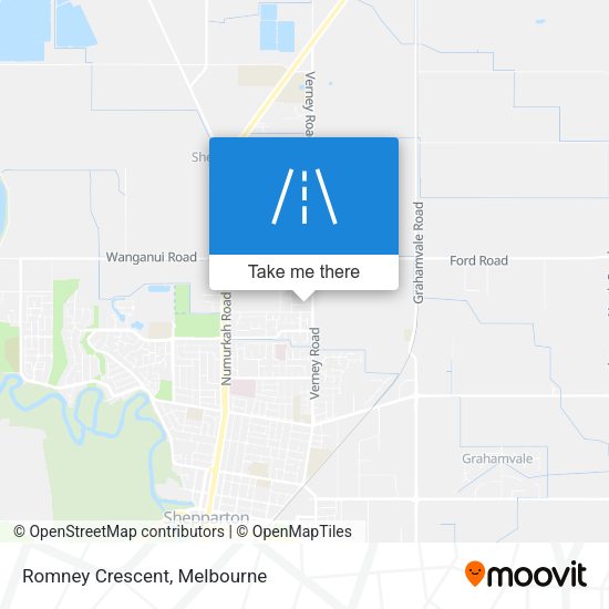 Romney Crescent map