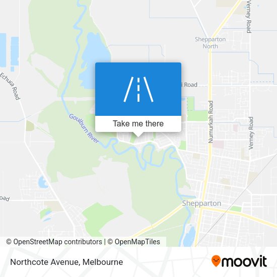 Northcote Avenue map