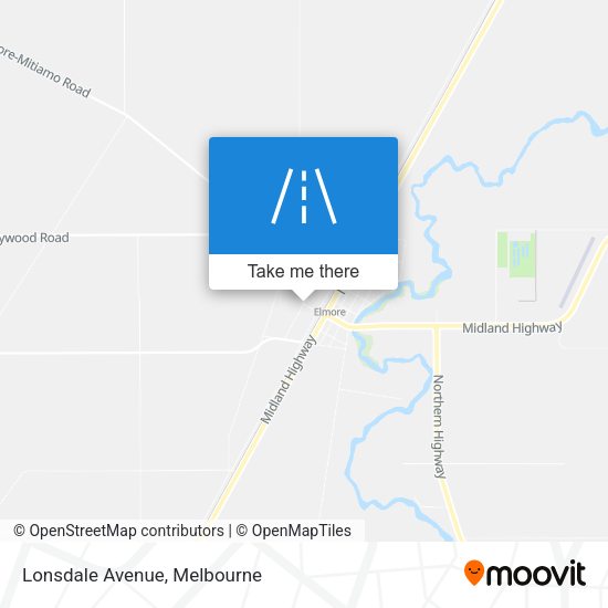 Lonsdale Avenue map