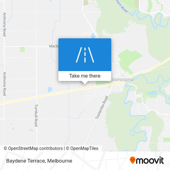 Baydene Terrace map