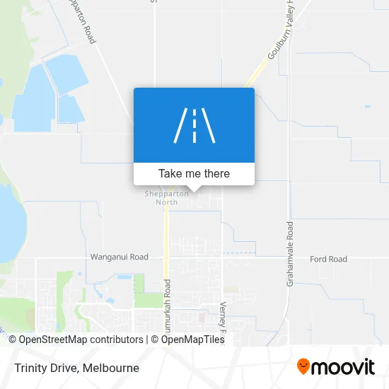 Mapa Trinity Drive
