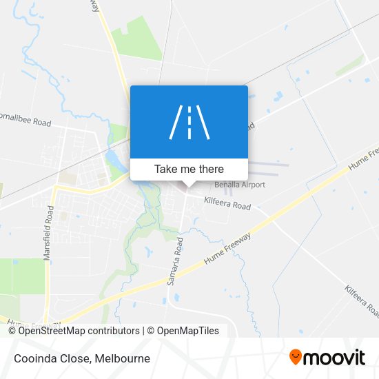 Cooinda Close map