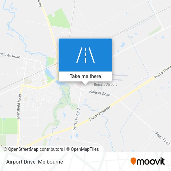 Airport Drive map