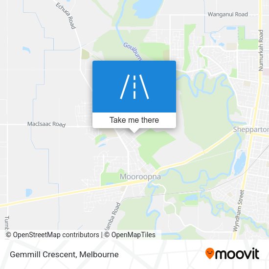 Gemmill Crescent map