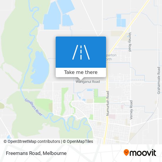 Freemans Road map