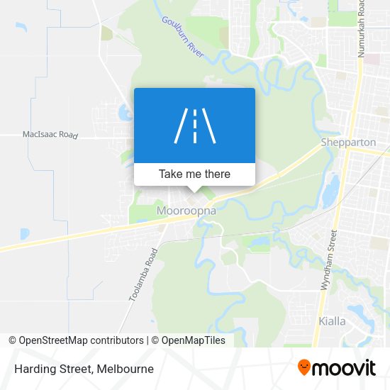 Harding Street map