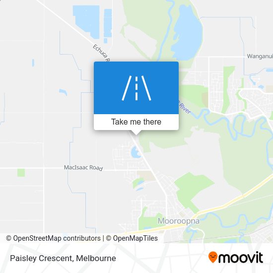Paisley Crescent map