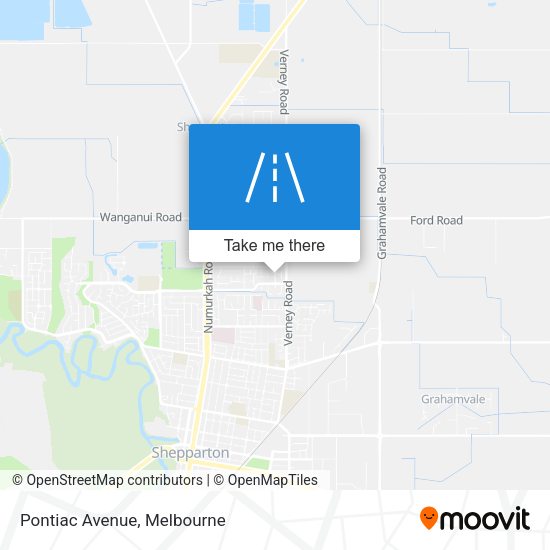 Pontiac Avenue map