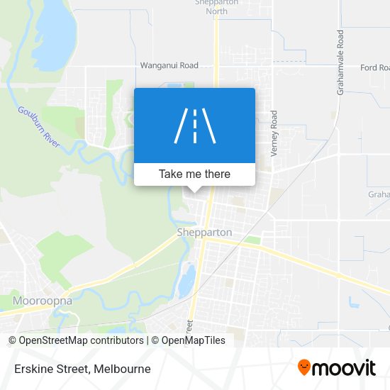 Erskine Street map