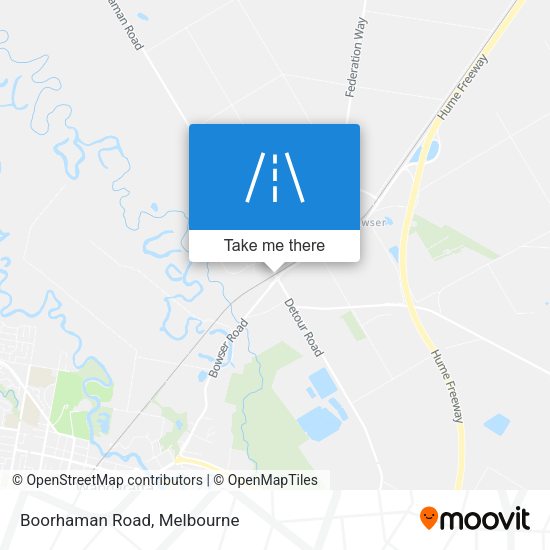 Boorhaman Road map