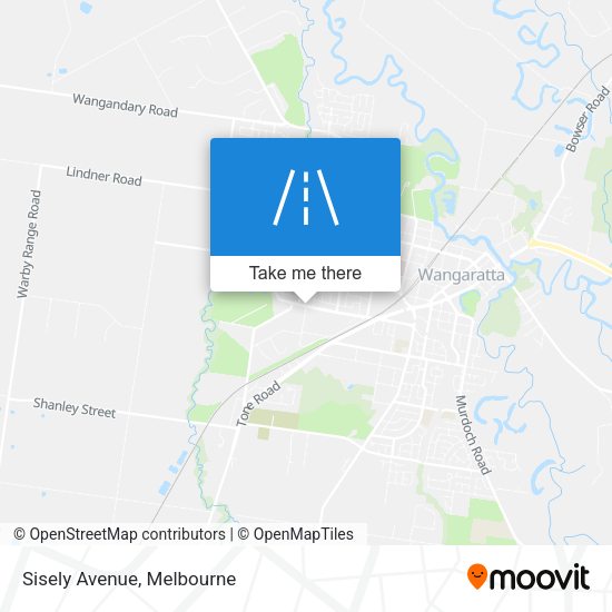 Sisely Avenue map