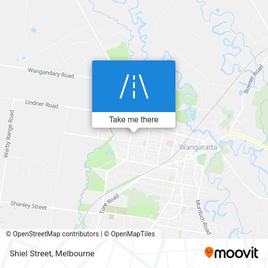 Shiel Street map