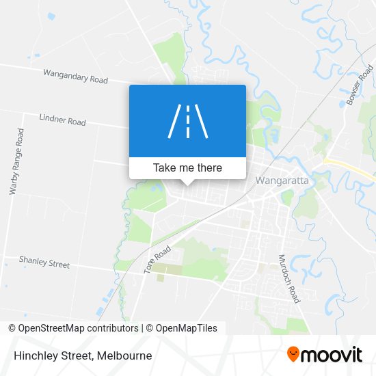 Hinchley Street map
