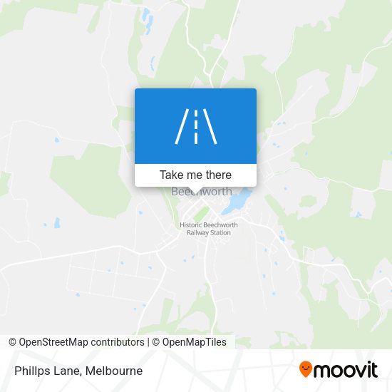 Phillps Lane map