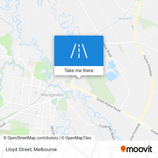 Lloyd Street map
