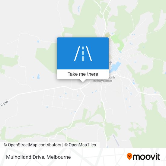 Mulholland Drive map