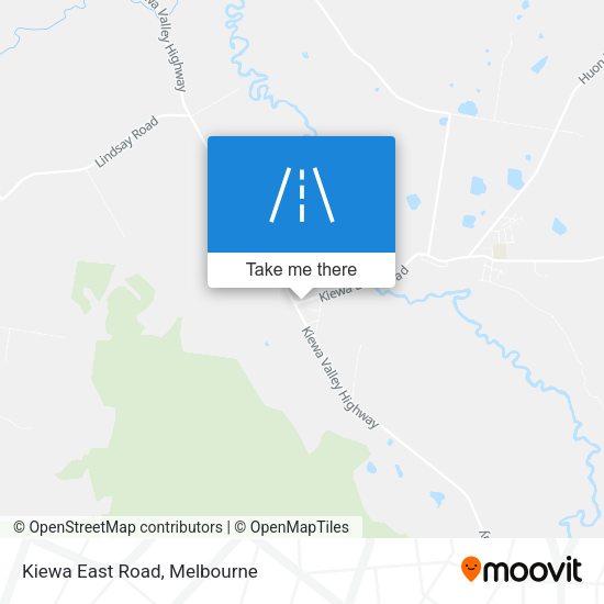 Kiewa East Road map