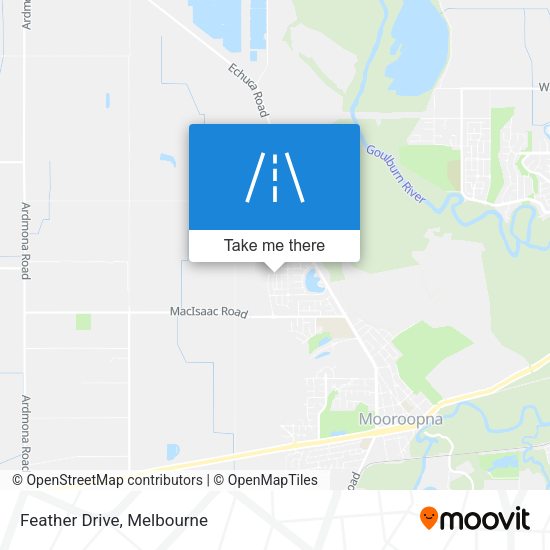 Feather Drive map