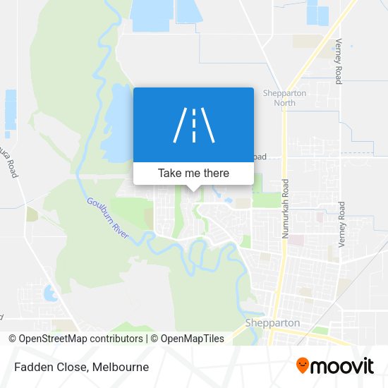 Fadden Close map