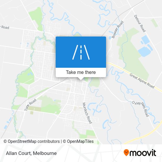 Allan Court map