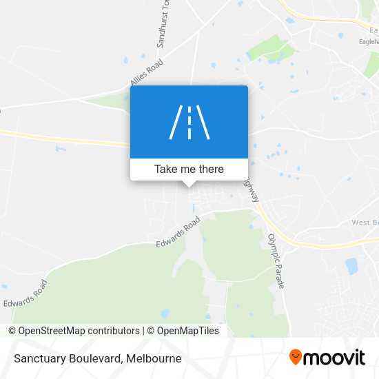 Sanctuary Boulevard map