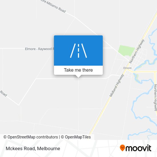 Mckees Road map