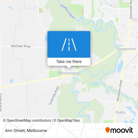 Ann Street map
