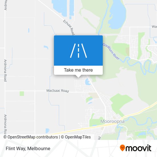 Flint Way map