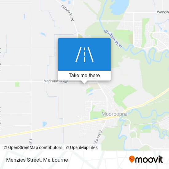 Menzies Street map